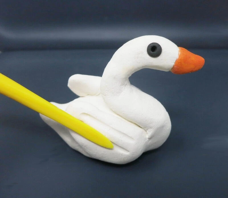 Serene Swan using Plus Clay